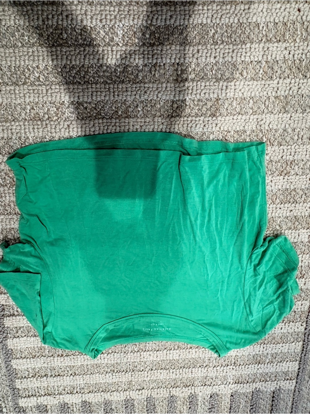 American Eagle Outfitters Teal Green Crewneck Tee